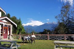 Entspannung im Urlaub im Himalaya.